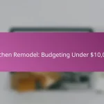 Kitchen Remodel: Budgeting Under $10,000