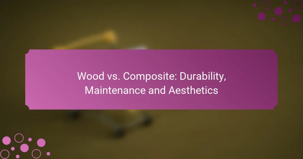Wood vs. Composite: Durability, Maintenance and Aesthetics